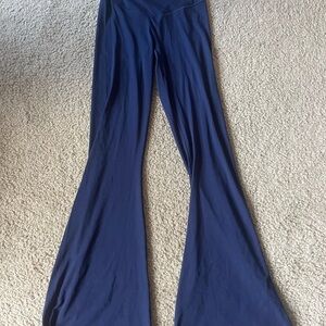 Aerie Navy Flare Pants